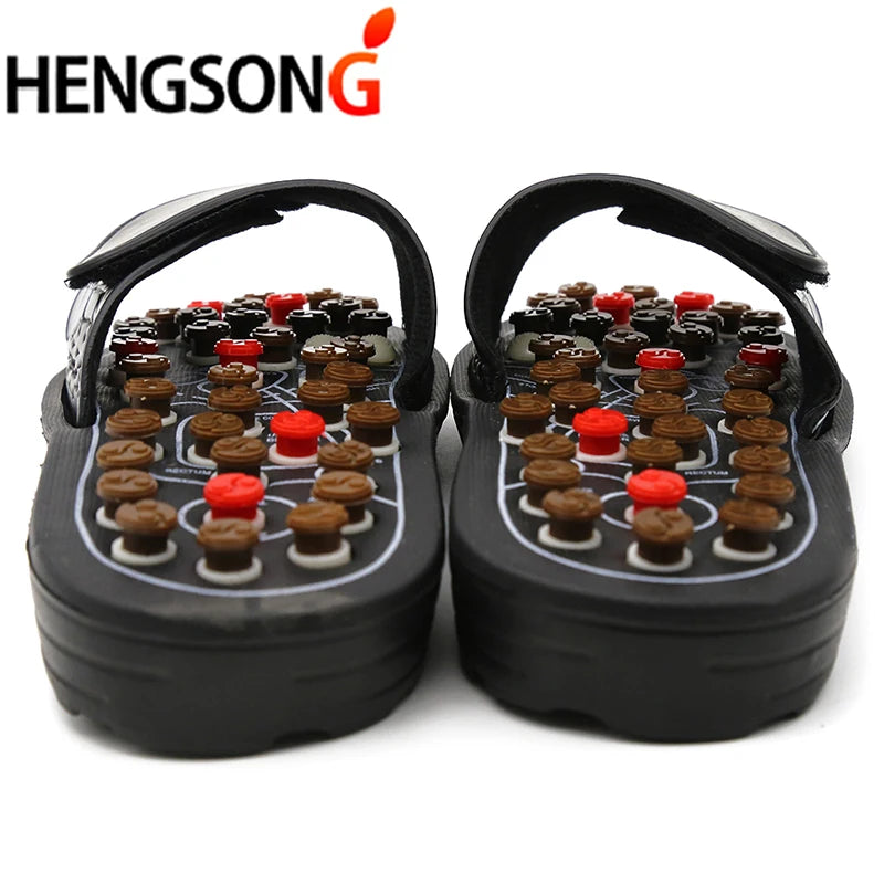 Acupoint Massage Slippers  Massager Shoes For Feet Unisex Home Flip Flop Health Care   Rotating  Feet Chinese Acupressure