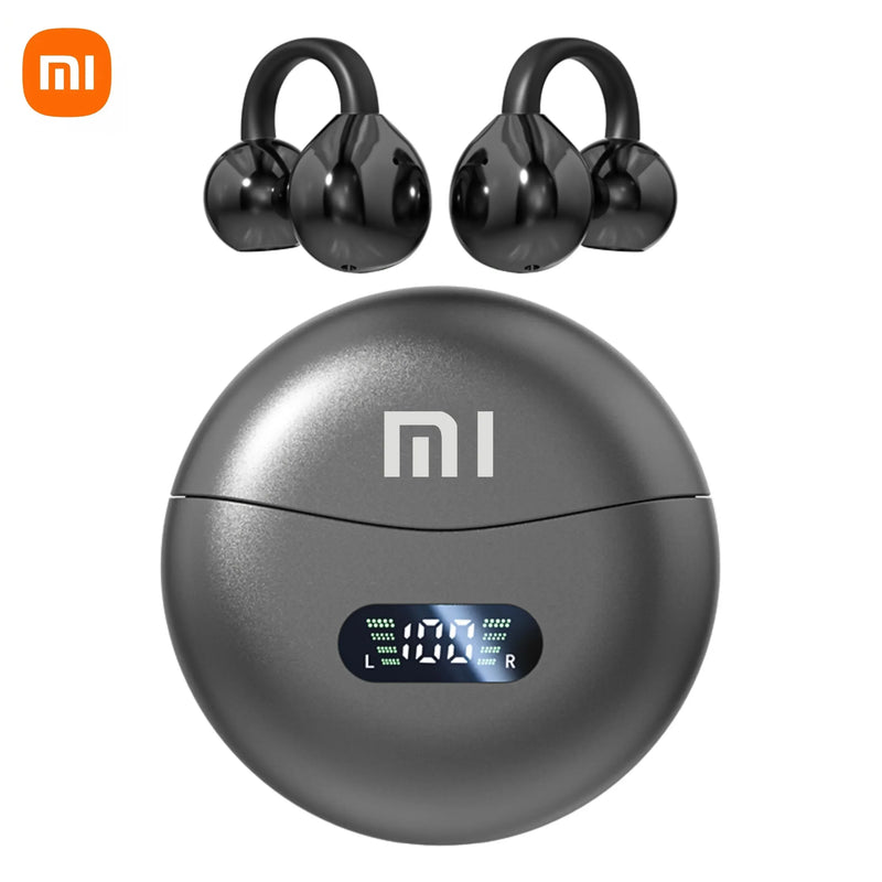 Xiaomi Bone Conduction Earbuds HIFI Bluetooth 5.4 Wireless Clip on Ear With Digital Display Waterproof Sport Headsets With Mic