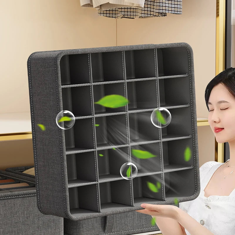 20/6/7/1 Grids Cation PP Sock Bra Pants Simplicity Organizers Of Cabinets And Drawers Home Sorting Boxes Storage Organizer Box