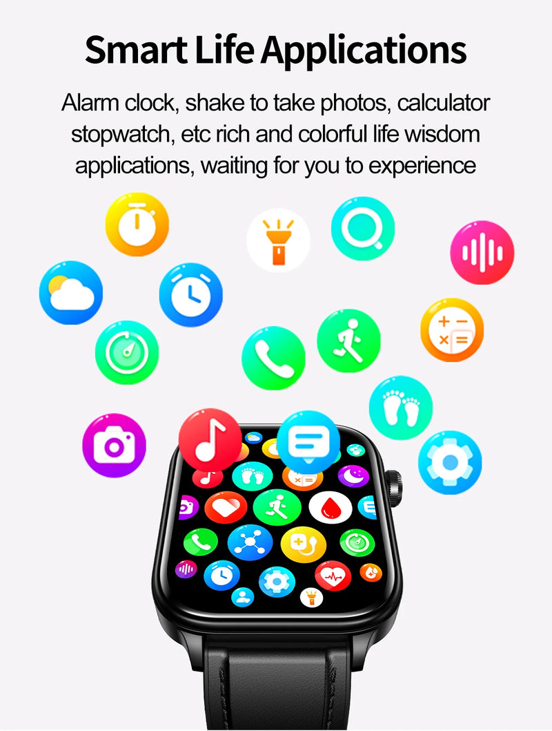 2025 New ECG+PPG Monitoring Smart Watch Women Blood pressure Blood Lipid Uric Acid Women Menstrual Health Tracker Smartwatches
