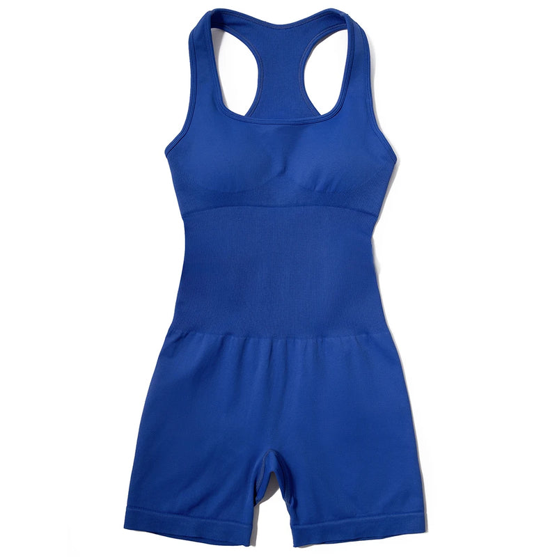 2024 Jumpsuits Women Yoga Shorts Female Sleeveless Sport Romper Bodysuits Summer Yoga Playsuits Skinny Gym Fitness Outfits