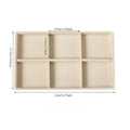 1pc Multiple Styles Velvet Jewelry Dispaly Tray Necklace Bracelet Earrings Ring Brooches Storage Box Drawer Jewellery Organizers