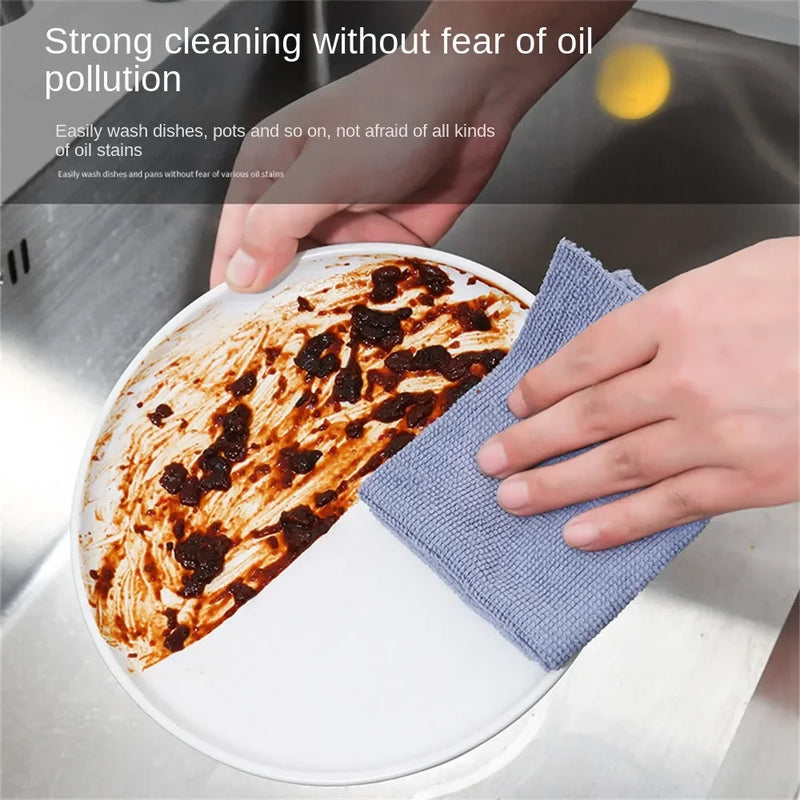 20pcs/box Pull-out Disposable Rags for Kitchen Household Absorbent Microfiber Scouring Pad