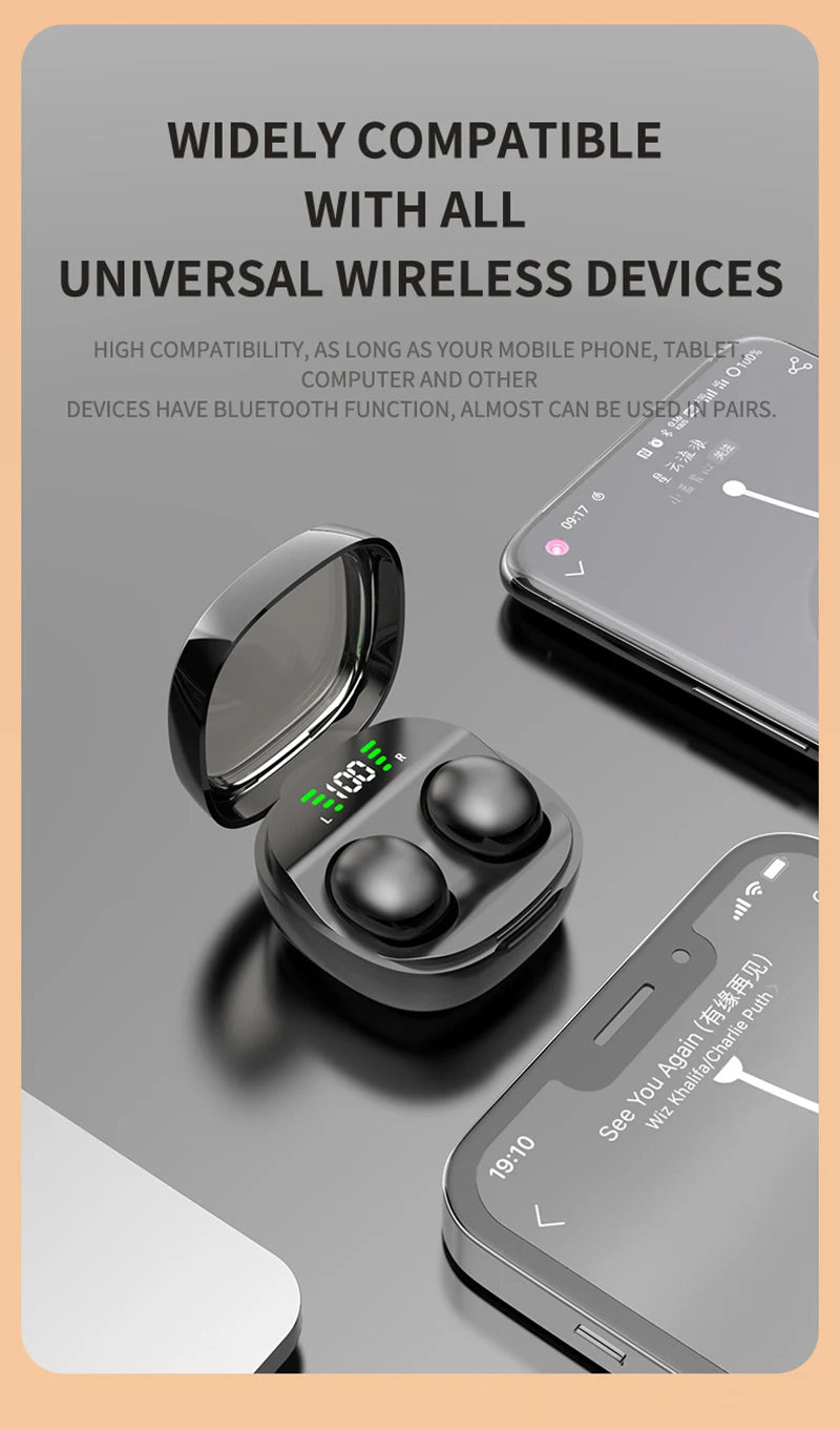 Xiaomi Mini Wireless Bluetooth 5.3 Headset Small Earbuds Sleep Work Music Sports Invisible HD HIFI Bass Sound Quality Earphones