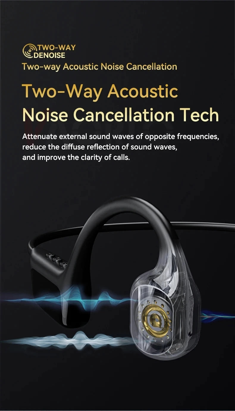 Xiaomi Mijia Bone Conduction Earphones IPX8 Waterproof Headset for Swimming Bluetooth 5.4 Wireless Sport Headphones MP3 32G RAM