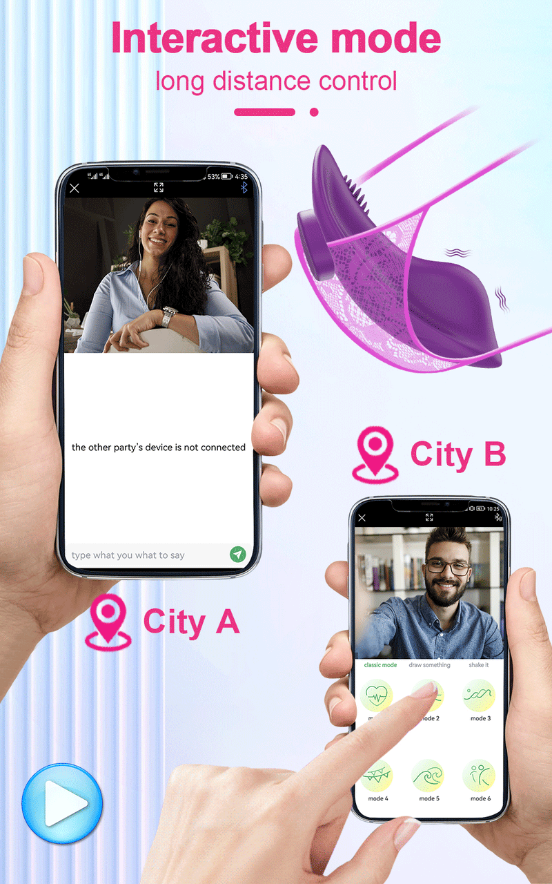 APP Wearable Vibrator for Women Bluetooth Control Egg Clit Stimulator Magnetic Wear Vibrating Female Masturbator Sex Toys Adults