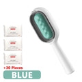 3-in-1 Cat Brush Long Hair Remover Brush for Dog Cat Silicone Pet Grooming Comb with Wipe and Water Tank Pet Product Accessories
