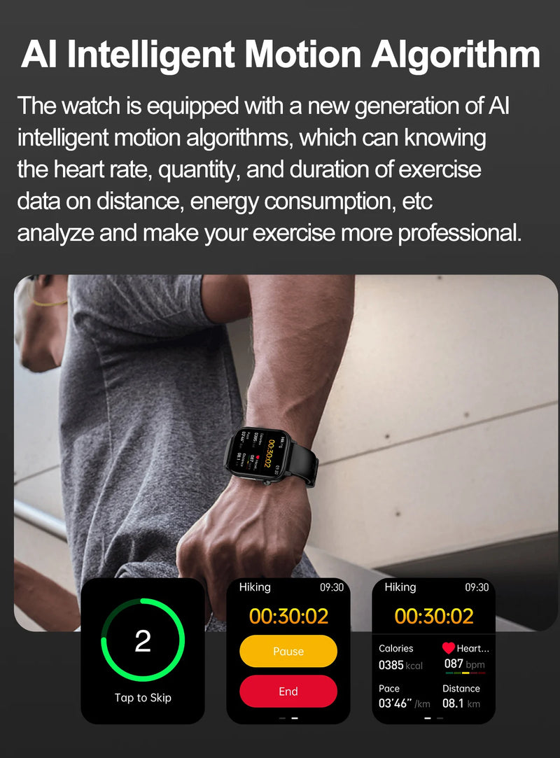 2025 New ECG+PPG Monitoring Smart Watch Women Blood pressure Blood Lipid Uric Acid Women Menstrual Health Tracker Smartwatches