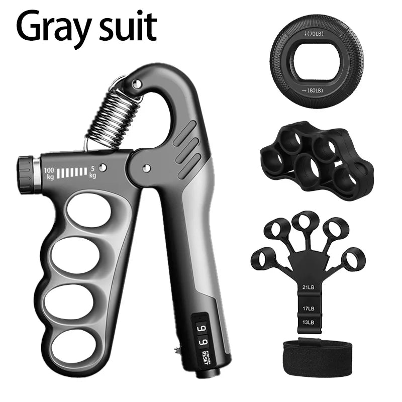 5-100Kg Hand Gripper Gym Wrist Expander Hand Strengthener Adjustable Dynamometer Hand Grip Finger Forearm Trainer Muscle Recover