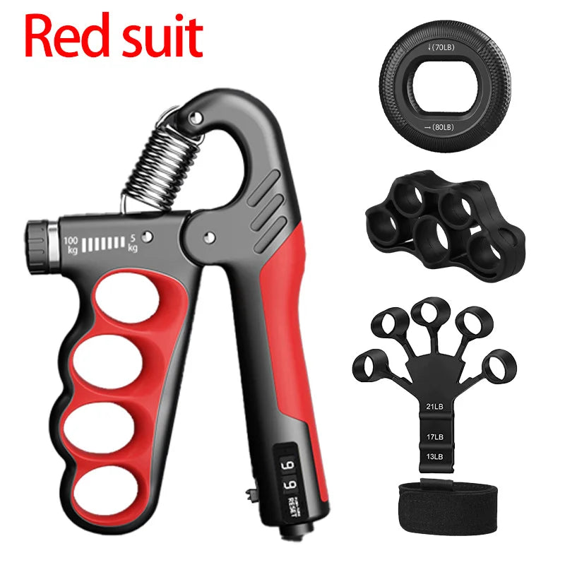 5-100Kg Hand Gripper Gym Wrist Expander Hand Strengthener Adjustable Dynamometer Hand Grip Finger Forearm Trainer Muscle Recover