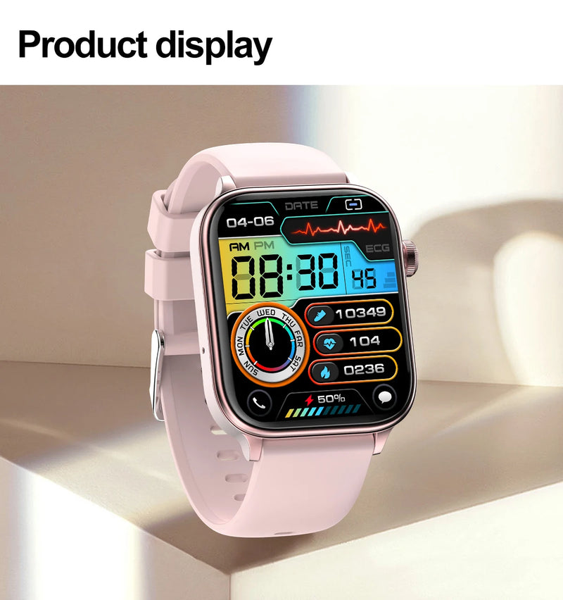 2025 New ECG+PPG Monitoring Smart Watch Women Blood pressure Blood Lipid Uric Acid Women Menstrual Health Tracker Smartwatches