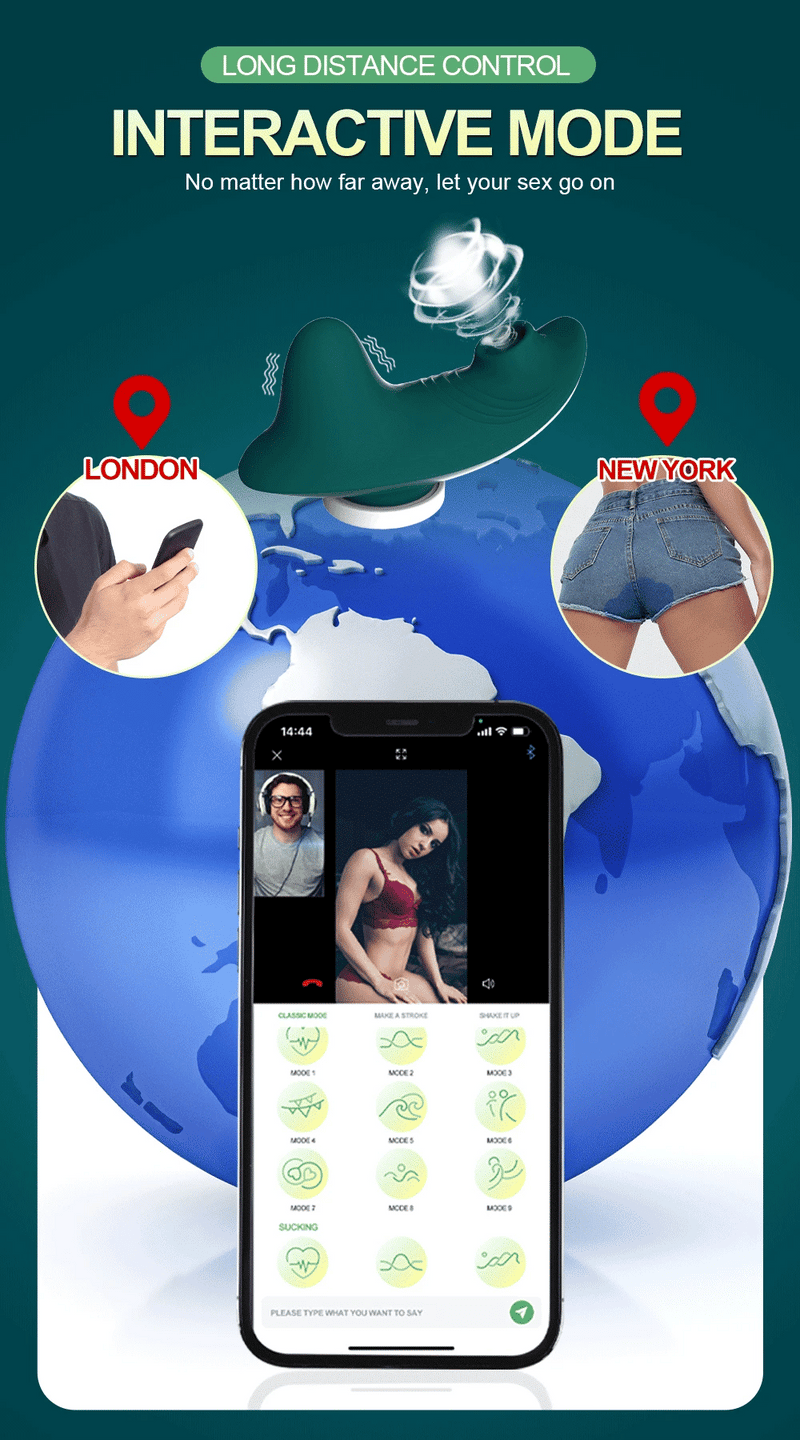 Wearable Mini Vibrator For Women Clitoris Sucker App Bluetooth Remote Control Vibro On Sexy Panties Adults Sex Toys Stimulator