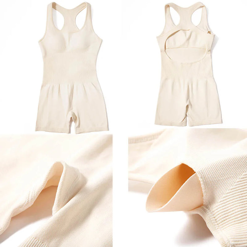 2024 Jumpsuits Women Yoga Shorts Female Sleeveless Sport Romper Bodysuits Summer Yoga Playsuits Skinny Gym Fitness Outfits