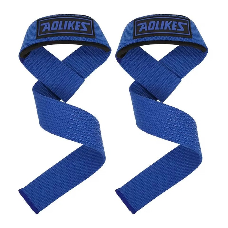 AOLIKES Weightlifting Wrist Straps Strength Training Adjustable Non-slip Gym Fitness Lifting Strap Wrist Support Grip Band