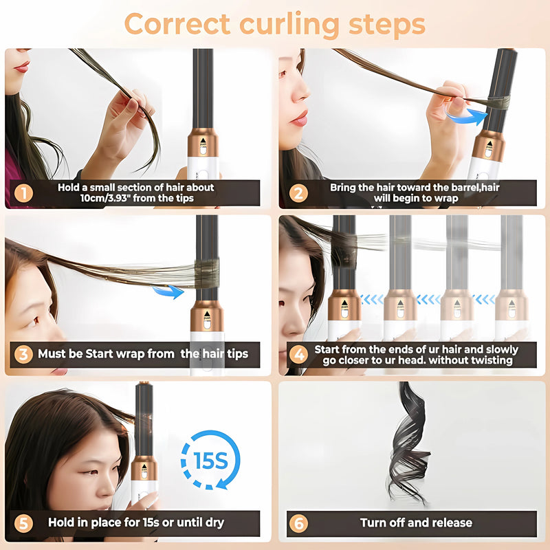 5 in 1 Hair Dryer Hot Comb Set Professional Curling Iron Hair Straightener Styling Tool  Airwrap Hair Dryer Household