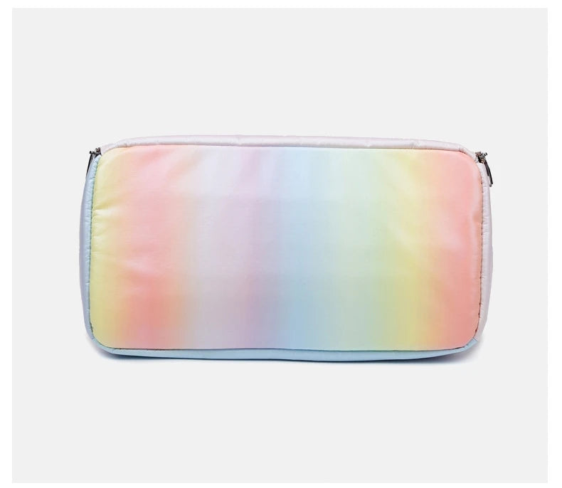 Yoga Mat Bag Women Gym Bag Tote Fitness Sports Large Capacity Travel Shoulder Bag Zipper Storage Bags Winter Ladies Wet Dry Pack