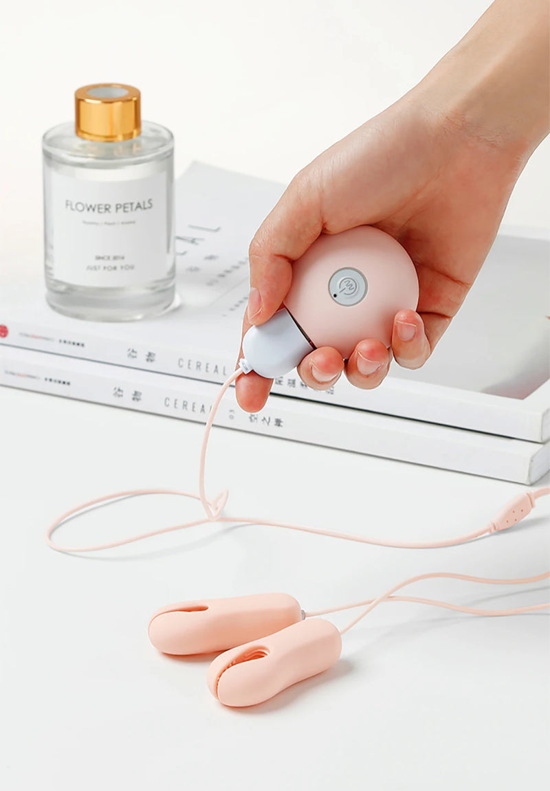 10 Modes Electric Nipple Clamp Breast Massage Vibrator Enhancer Bondage Adult Stimulator Sex Toys For Women Couples Female