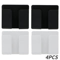 4/2/1Pcs Multifunction Punch Free Wall Mounted Storage Box Organizer TV Remote Control Mounted Mobile Phone Plug Charging Holder