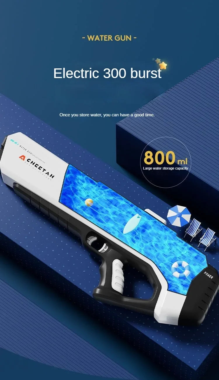 Automatically Water High Pressure Electric Water Gun Toys for Kids Summer Outdoor Pool Fight Games Children Water Toys Gift