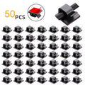 10/20/50/100pcs Cable Clips, Adhesive Cable Organizer Cord Holder, Durable Strong Cable Wire Management for Car, Office and Home