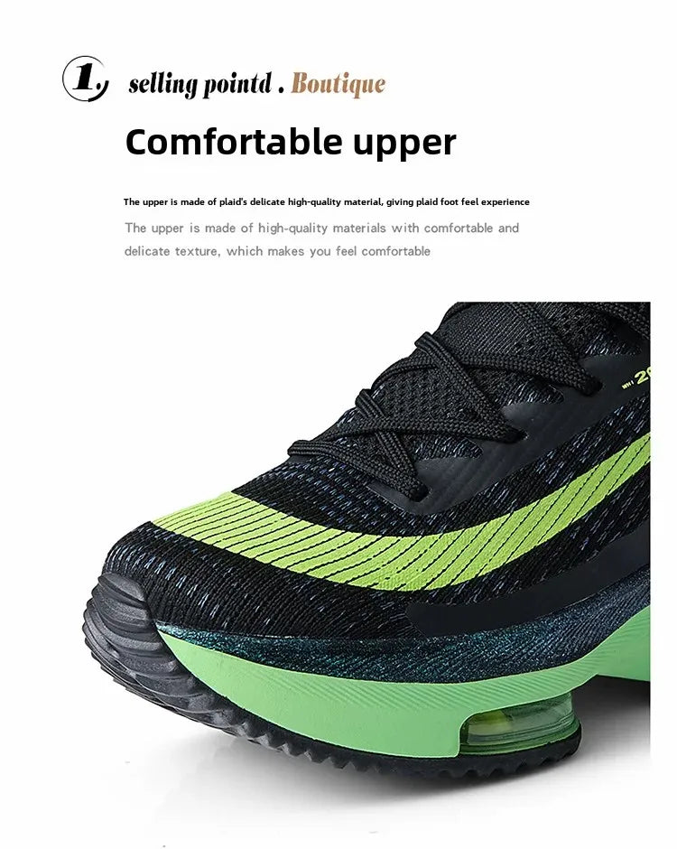 Plus Size New 2024 Spring Air Cushion Sports Men's Running Shoes Unique Fashionable Trendy Lightweight Men's Footwear From China