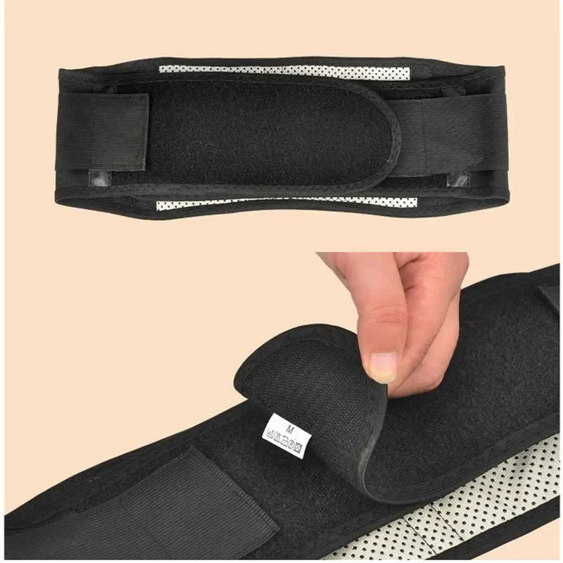 Adjustable Tourmaline Self Heating Magnetic Therapy Back Waist Support Belt Lumbar Brace Massage Band Health Care
