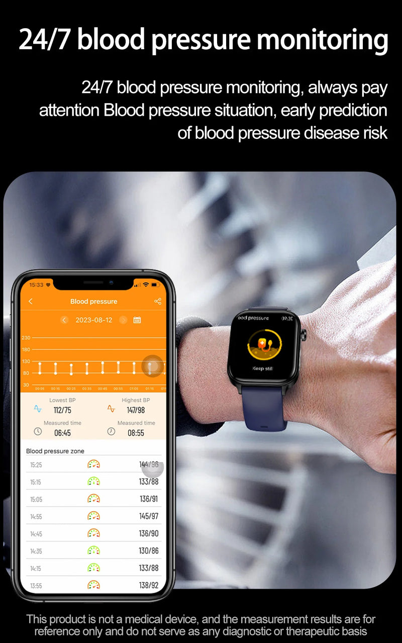 2025 New ECG+PPG Monitoring Smart Watch Women Blood pressure Blood Lipid Uric Acid Women Menstrual Health Tracker Smartwatches