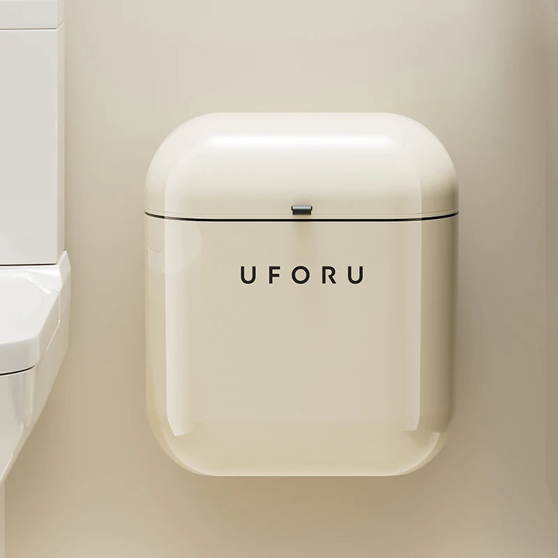 "UFORU household Large Capacity Wall-mounted  Trash Can  Kitchen storage organization"