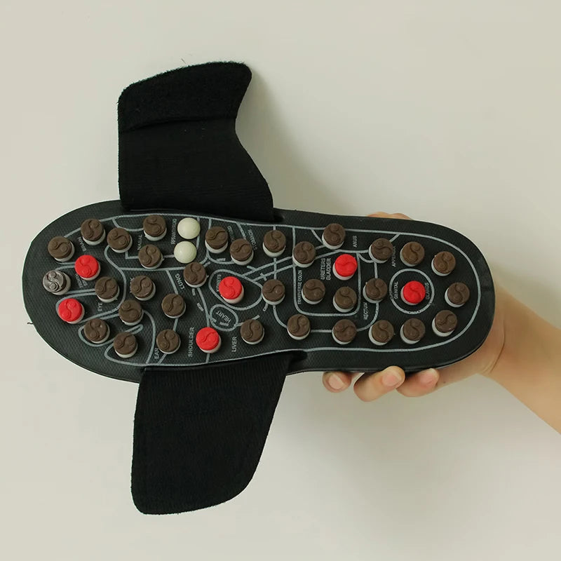 Acupoint Massage Slippers  Massager Shoes For Feet Unisex Home Flip Flop Health Care   Rotating  Feet Chinese Acupressure