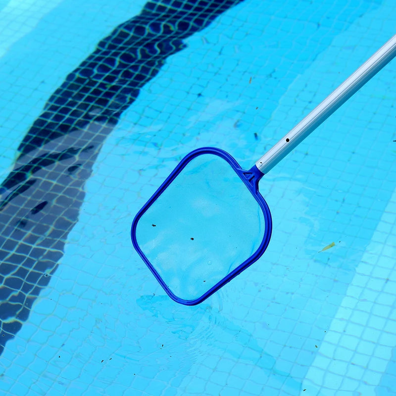 1pcs Swimming Pool Leaf Rake Mesh Skimmer Net Pole Swimming Pool Spa Cleaning Skimmer Cleaning Tool