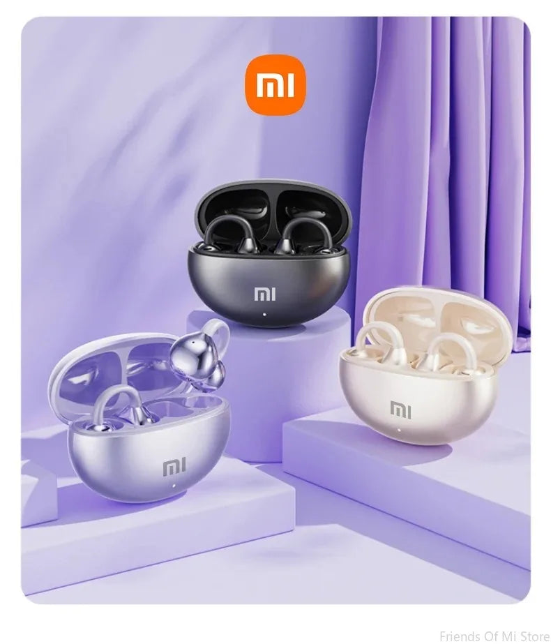Xiaomi Open Ear Clip Earbuds ENC Wireless Bluetooth5.4 Headphone Noise Cancelling Earphone With Mic For Android iOS