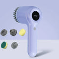 USB Electric Rotary Scrubber Cleaning Brush,With 5 Brush Head Electric cleaning brush,For ,Kitchen,Bathtub Tile Scrubber