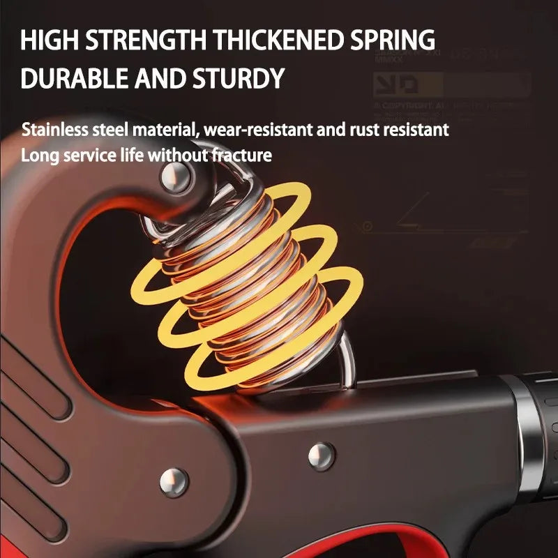 5-100Kg Hand Gripper Gym Wrist Expander Hand Strengthener Adjustable Dynamometer Hand Grip Finger Forearm Trainer Muscle Recover