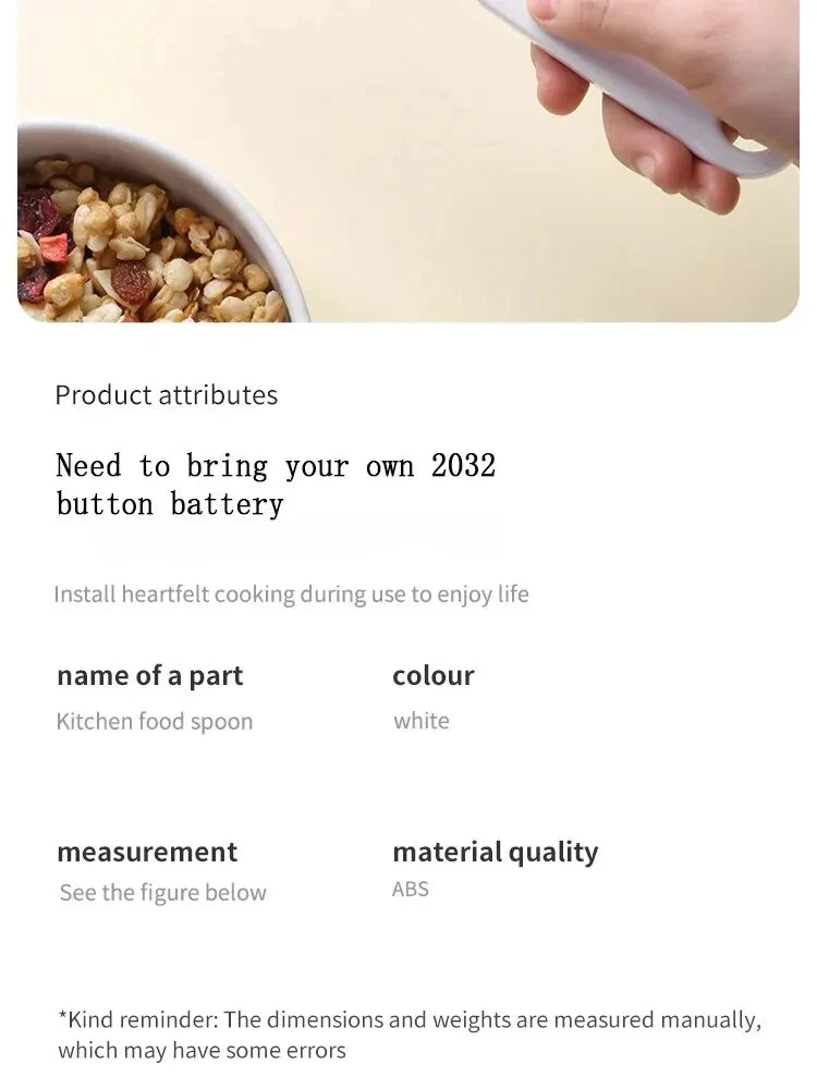 500g Electronic Kitchen Scale Coffee Scoop Digital Measurement With LCD Display Dog Food Milk Powder Tea Weighing Baking Tools