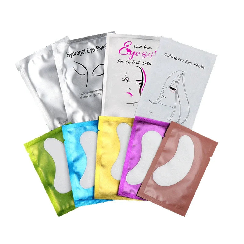 50 Pieces Of Hydrogel Eyelash Patch Grafting Eyelashes Isolating Pad Eyelash Patch Beauty  Moisturizing Eye Mask for Long-lastin