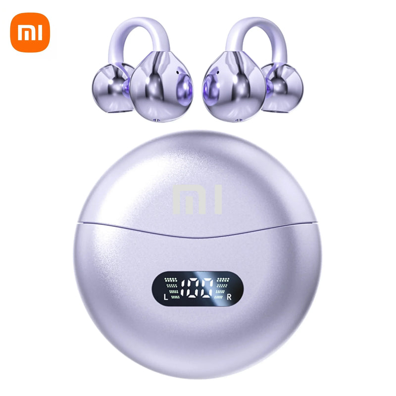 Xiaomi Bone Conduction Earbuds HIFI Bluetooth 5.4 Wireless Clip on Ear With Digital Display Waterproof Sport Headsets With Mic