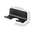 1 Wall Mounted Hair Dryer Bracket Bathroom Shelves Punch-free Drilling Storage Rack Space Saving Care Tools No Punching Air Duct