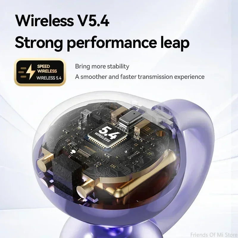 Xiaomi Open Ear Clip Earbuds ENC Wireless Bluetooth5.4 Headphone Noise Cancelling Earphone With Mic For Android iOS