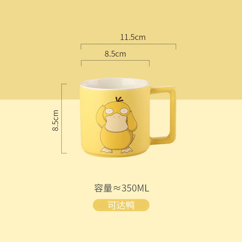 Cartoon Pokemon Pikachu Mug Breakfast Milk Cup Cute Drink Tableware Ceramic Coffee Cup Gift Dessert Kawaii Drinkware Kitchen